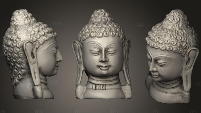 Lord Buddha stl model for CNC